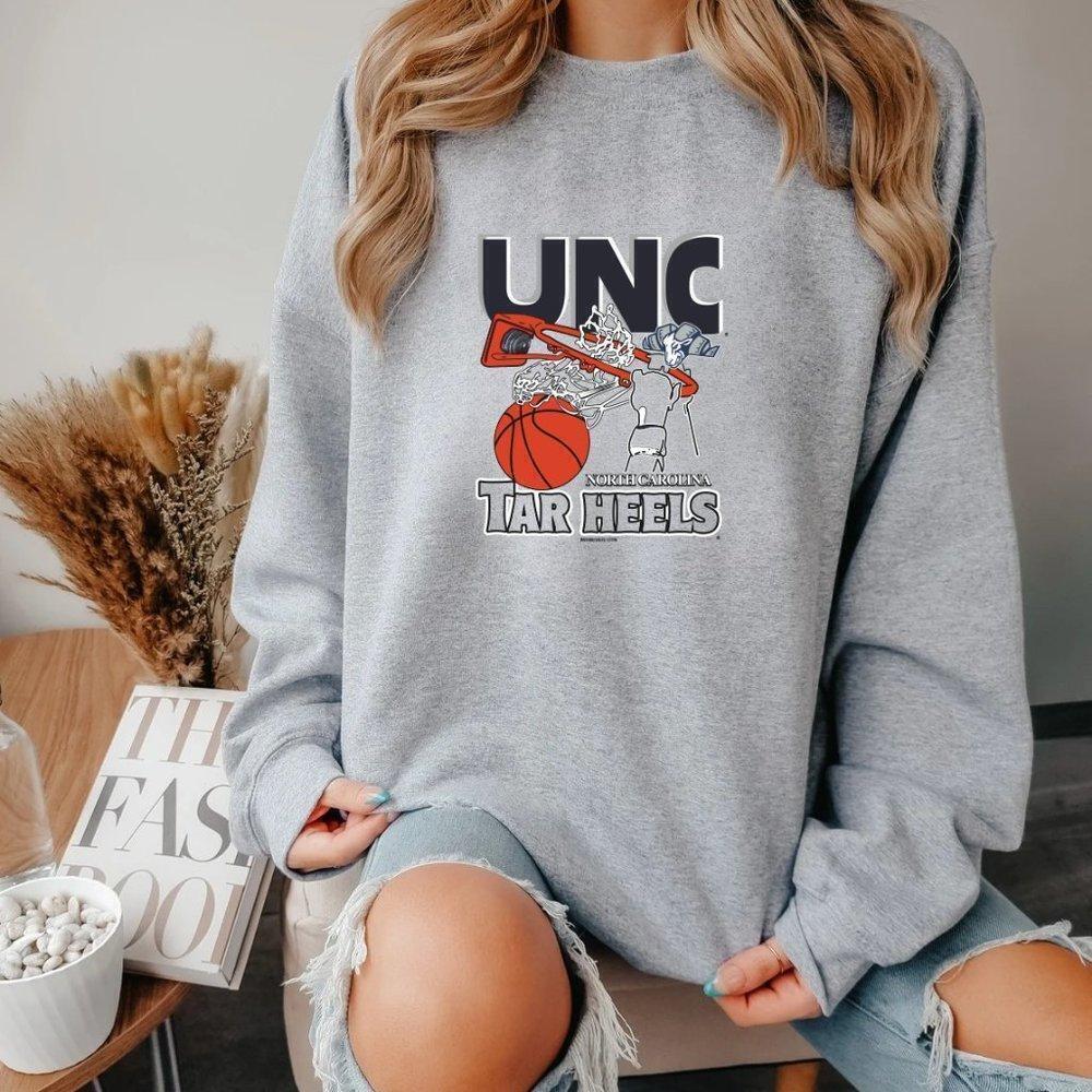 University Of North Carolina Tar Heels Basketball Crewneck Sweatshirt